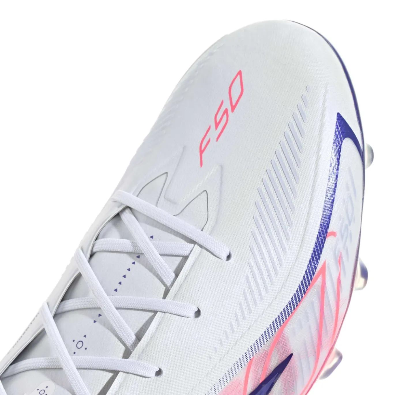 adidas F50 Hyperfast Elite Kunstgras Voetbalschoenen (AG) Wit Paars Roze