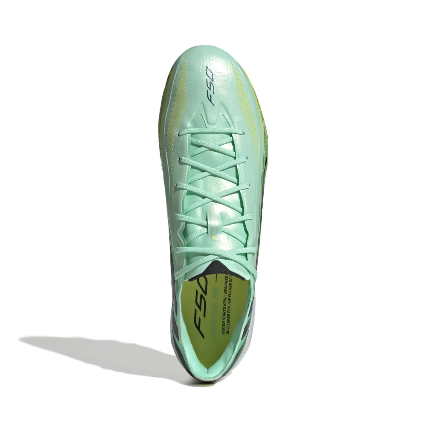 adidas F50 Hyperfast Elite Kunstgras Voetbalschoenen (AG) Mintgroen Zwart Wit