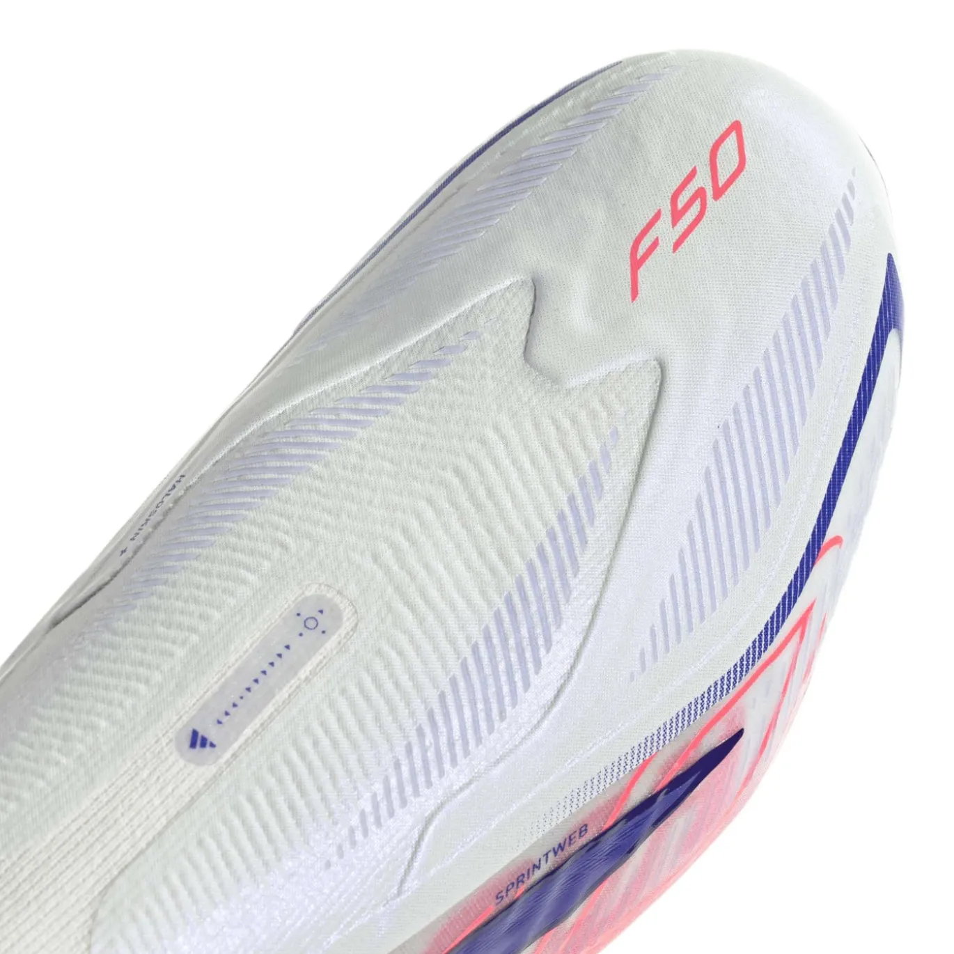 adidas F50 Hyperfast Elite Veterloze Gras Voetbalschoenen (FG) Wit Paars Roze