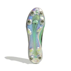 adidas F50 Hyperfast Elite Veterloze IJzeren-Nop Voetbalschoenen (SG) Mintgroen Zwart Wit