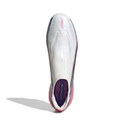 adidas F50 Hyperfast Elite Veterloze IJzeren-Nop Voetbalschoenen (SG) Wit Paars Roze