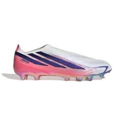 adidas F50 Hyperfast Elite Veterloze Kunstgras Voetbalschoenen (AG) Wit Paars Roze