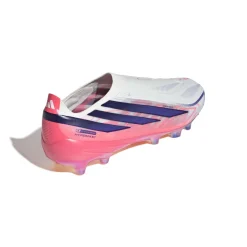 adidas F50 Hyperfast Elite Veterloze Kunstgras Voetbalschoenen (AG) Wit Paars Roze
