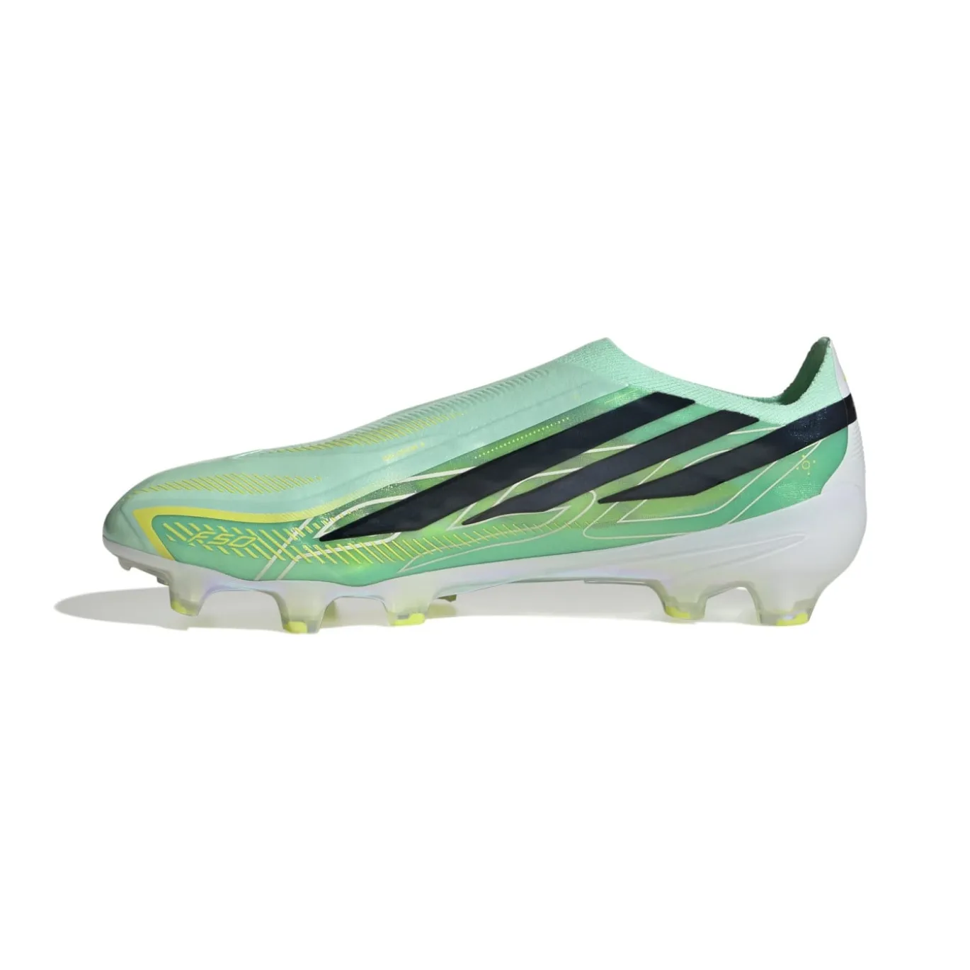 adidas F50 Hyperfast Elite Veterloze Gras Voetbalschoenen (FG) Mintgroen Zwart Wit