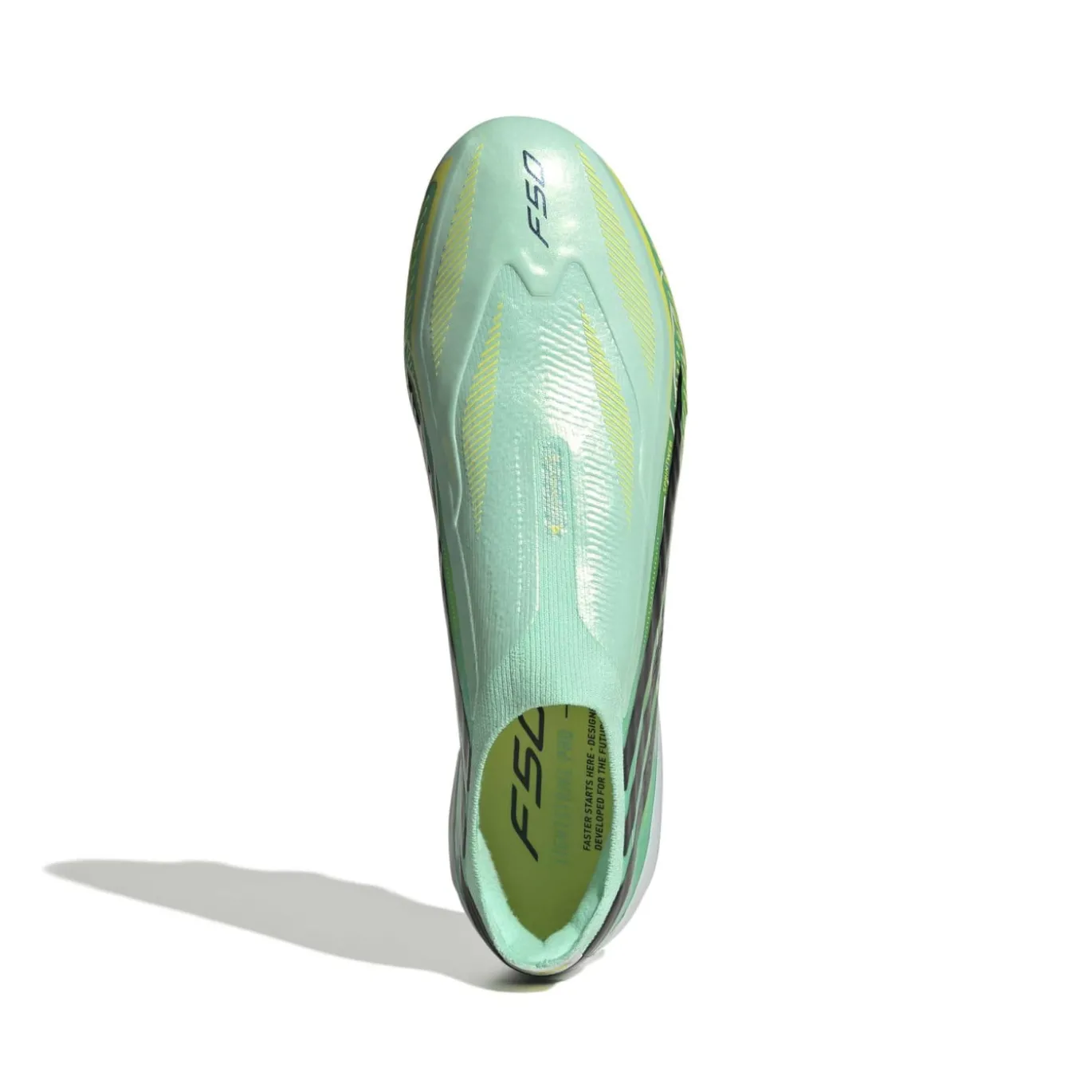 adidas F50 Hyperfast Elite Veterloze Gras Voetbalschoenen (FG) Mintgroen Zwart Wit