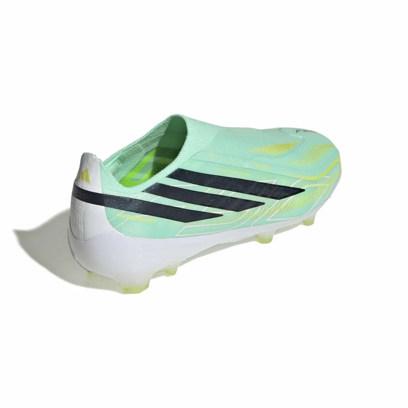 adidas F50 Hyperfast Elite Veterloze Gras Voetbalschoenen (FG) Kids Mintgroen Zwart Wit