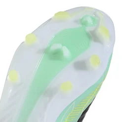 adidas F50 Hyperfast Elite Veterloze Gras Voetbalschoenen (FG) Kids Mintgroen Zwart Wit