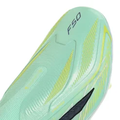 adidas F50 Hyperfast Elite Veterloze Gras Voetbalschoenen (FG) Kids Mintgroen Zwart Wit