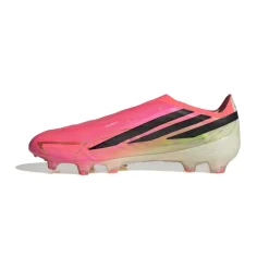 adidas F50 Hyperfast Elite Veterloze Gras Voetbalschoenen (FG) Felroze Zwart Goud Wit