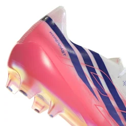 adidas F50 Hyperfast EVO Gras Voetbalschoenen (FG) Wit Felroze Donkerblauw