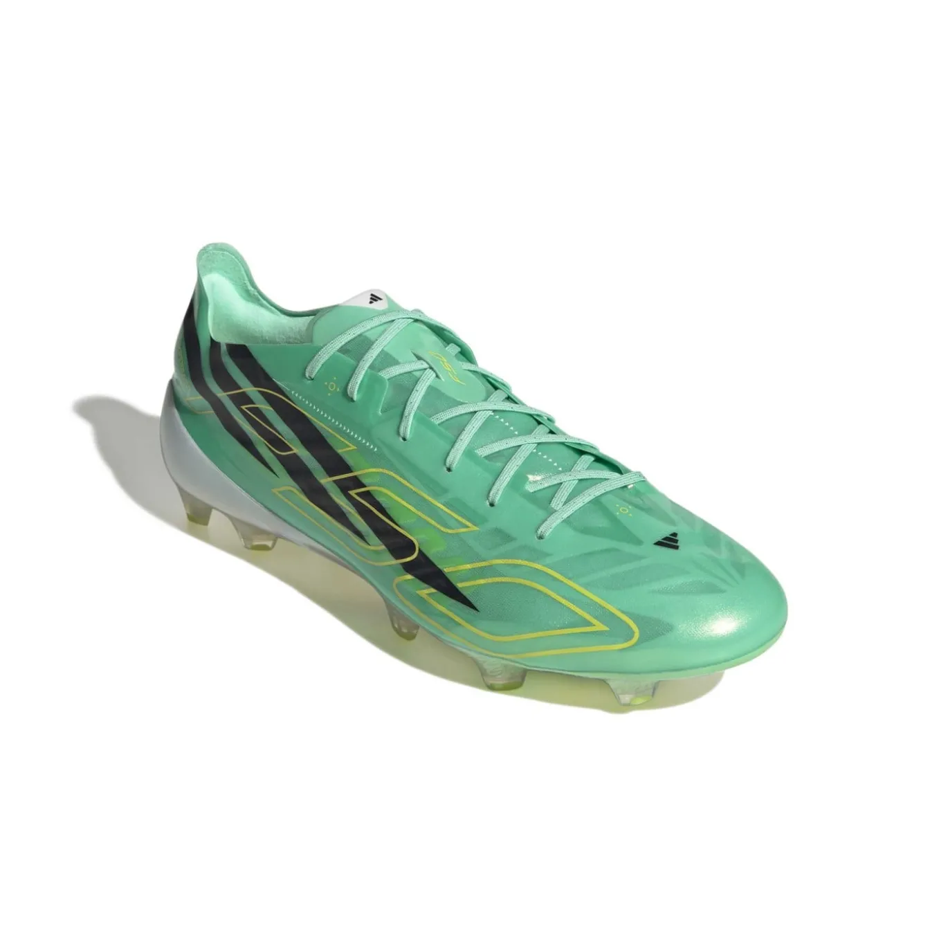 adidas F50 Hyperfast EVO Gras Voetbalschoenen (FG) Mintgroen Zwart Wit
