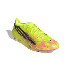 adidas F50 Hyperfast EVO Too Light Gras Voetbalschoenen (FG) Neongeel Zwart Roze