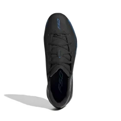 adidas F50 Hyperfast League Gras Voetbalschoenen (FG) Kids Zwart Zwart Blauw