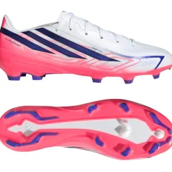 adidas F50 Hyperfast League Gras Voetbalschoenen (FG) Wit Paars Roze
