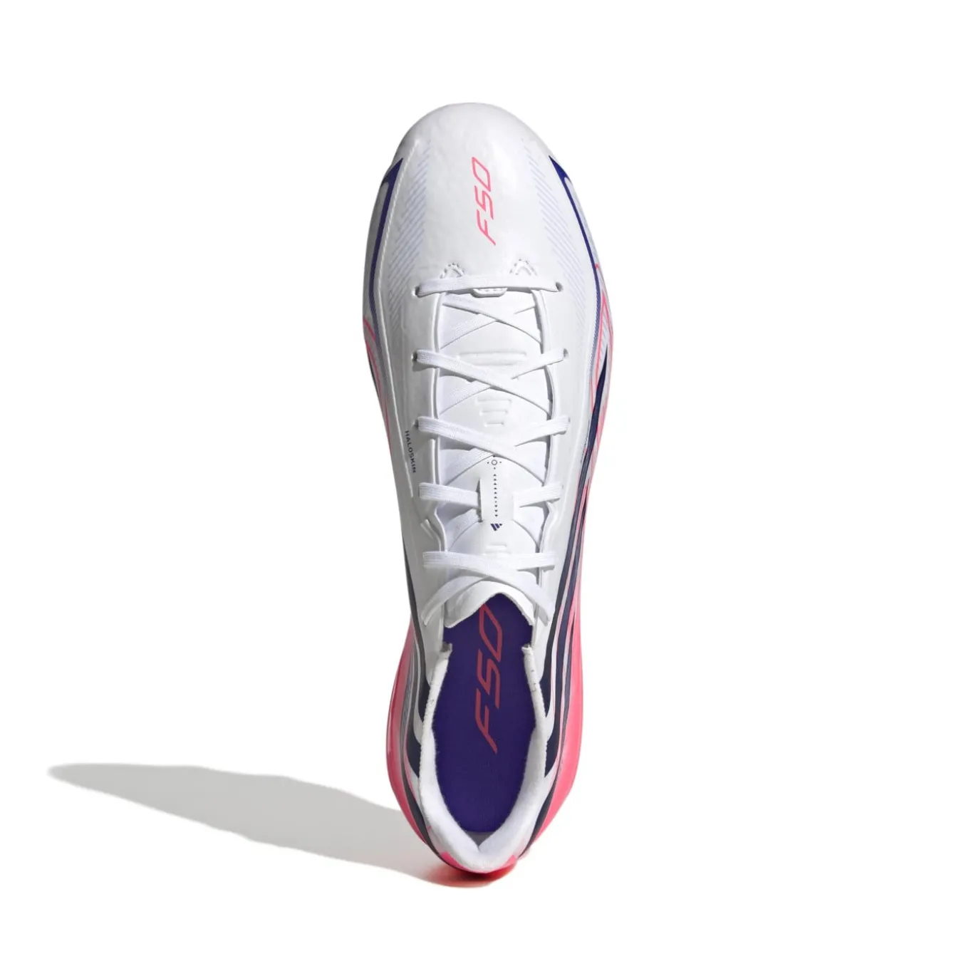 adidas F50 Hyperfast League Gras Voetbalschoenen (FG) Wit Paars Roze