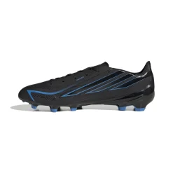 adidas F50 Hyperfast League Gras Voetbalschoenen (FG) Zwart Zwart Blauw