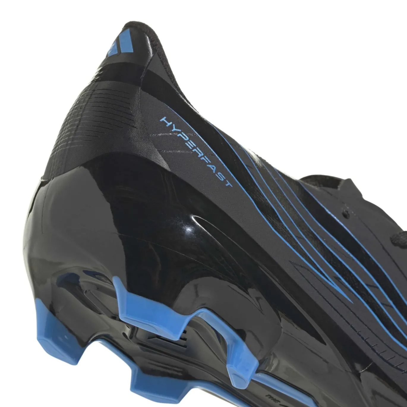 adidas F50 Hyperfast League Gras Voetbalschoenen (FG) Zwart Zwart Blauw