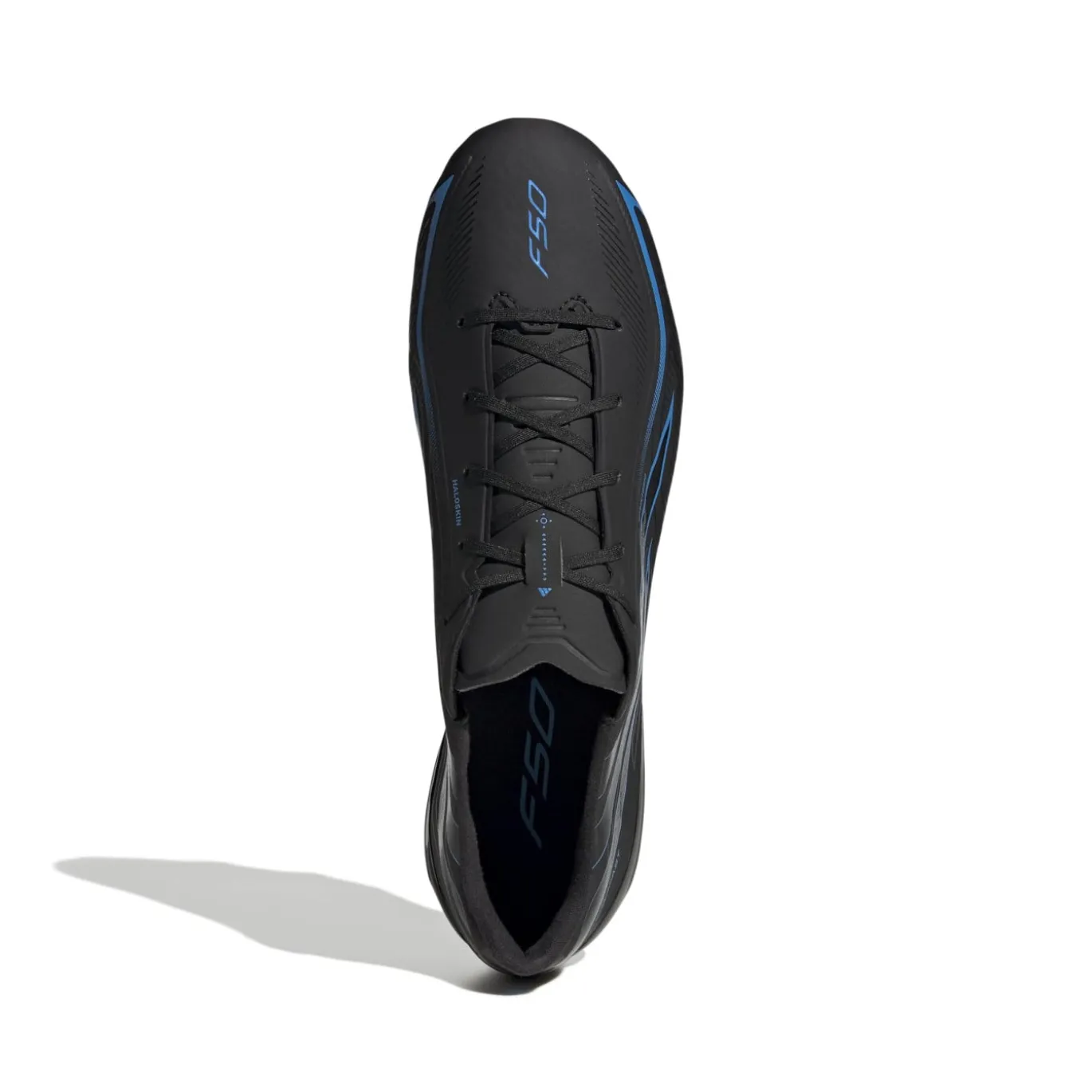 adidas F50 Hyperfast League Gras Voetbalschoenen (FG) Zwart Zwart Blauw