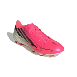adidas F50 Hyperfast League Gras Voetbalschoenen (FG) Felroze Zwart Goud Wit