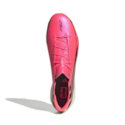 adidas F50 Hyperfast League Gras Voetbalschoenen (FG) Felroze Zwart Goud Wit