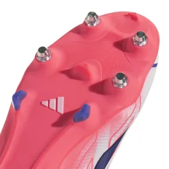 adidas F50 Hyperfast League IJzeren-Nop Voetbalschoenen (SG) Wit Paars Roze