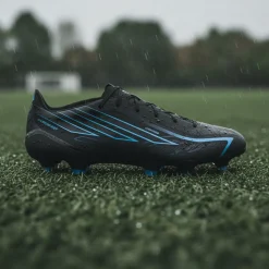adidas F50 Hyperfast League IJzeren-Nop Voetbalschoenen (SG) Zwart Zwart Blauw