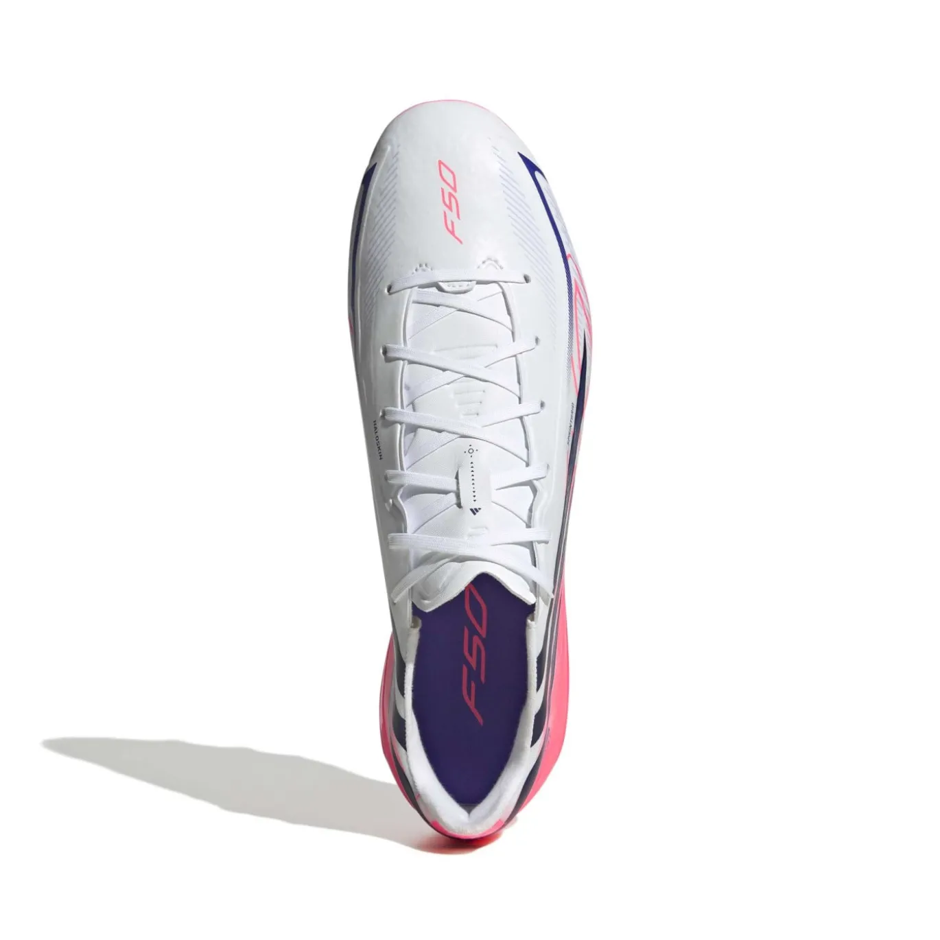 adidas F50 Hyperfast League Kunstgras Voetbalschoenen (AG) Wit Paars Roze