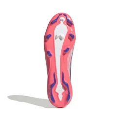 adidas F50 Hyperfast League Mid Gras Voetbalschoenen (FG) Wit Paars Roze