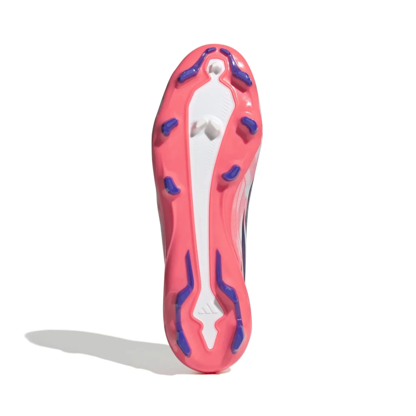 adidas F50 Hyperfast League Mid Gras Voetbalschoenen (FG) Wit Paars Roze