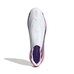 adidas F50 Hyperfast League Veterloze Gras Voetbalschoenen (FG) Wit Paars Roze