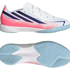 adidas F50 Hyperfast League Zaalvoetbalschoenen (IN) Kids Wit Paars Roze
