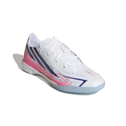 adidas F50 Hyperfast League Zaalvoetbalschoenen (IN) Kids Wit Paars Roze