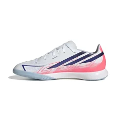 adidas F50 Hyperfast League Zaalvoetbalschoenen (IN) Kids Wit Paars Roze