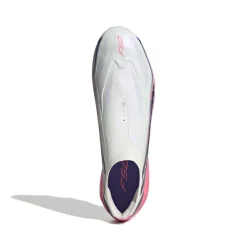 adidas F50 Hyperfast Pro Veterloze Gras Voetbalschoenen (FG) Wit Paars Roze