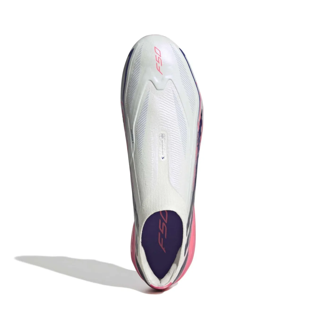 adidas F50 Hyperfast Pro Veterloze Gras Voetbalschoenen (FG) Wit Paars Roze