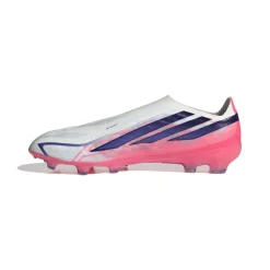 adidas F50 Hyperfast Pro Veterloze Gras Voetbalschoenen (FG) Wit Paars Roze