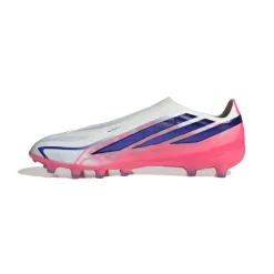 adidas F50 Hyperfast Pro Veterloze Kunstgras Voetbalschoenen (AG) Wit Paars Roze