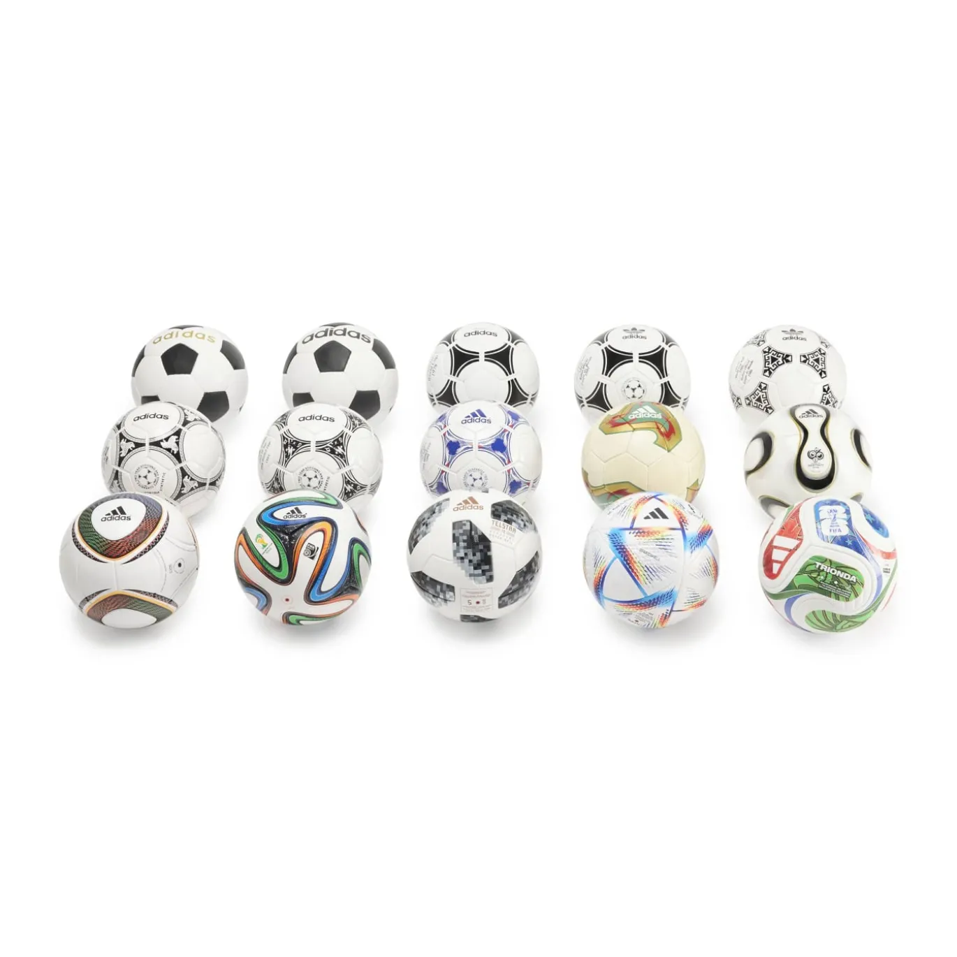adidas FIFA World Cup Historical Pro Voetbal Set 15 Ballen