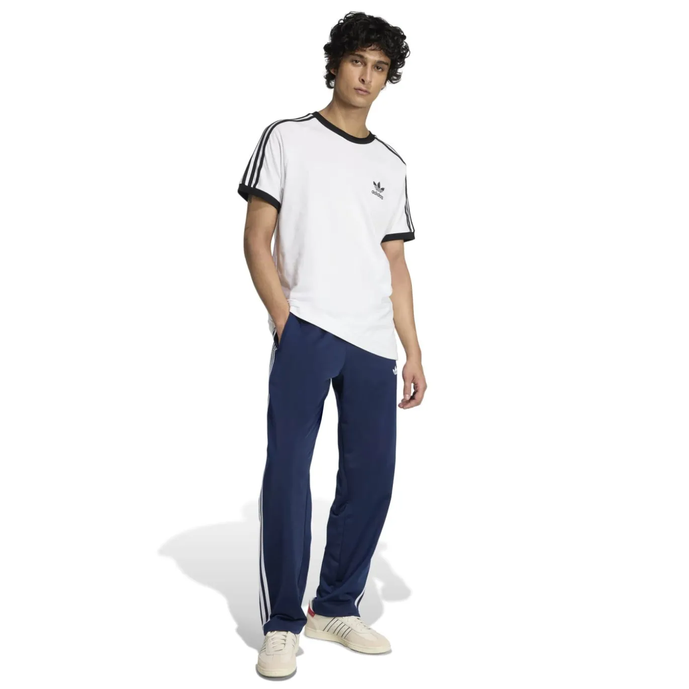 adidas Firebird Trainingsbroek Donkerblauw Wit