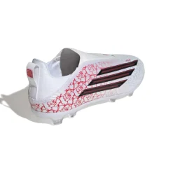 adidas F50 Lamine Yamal League Veterloze Gras / Kunstgras Voetbalschoenen (MG) Kids Wit Felrood Zwart