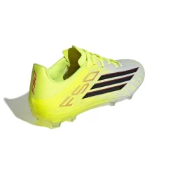 adidas F50 League Gras / Kunstgras Voetbalschoenen (MG) Neongeel Zwart Rood