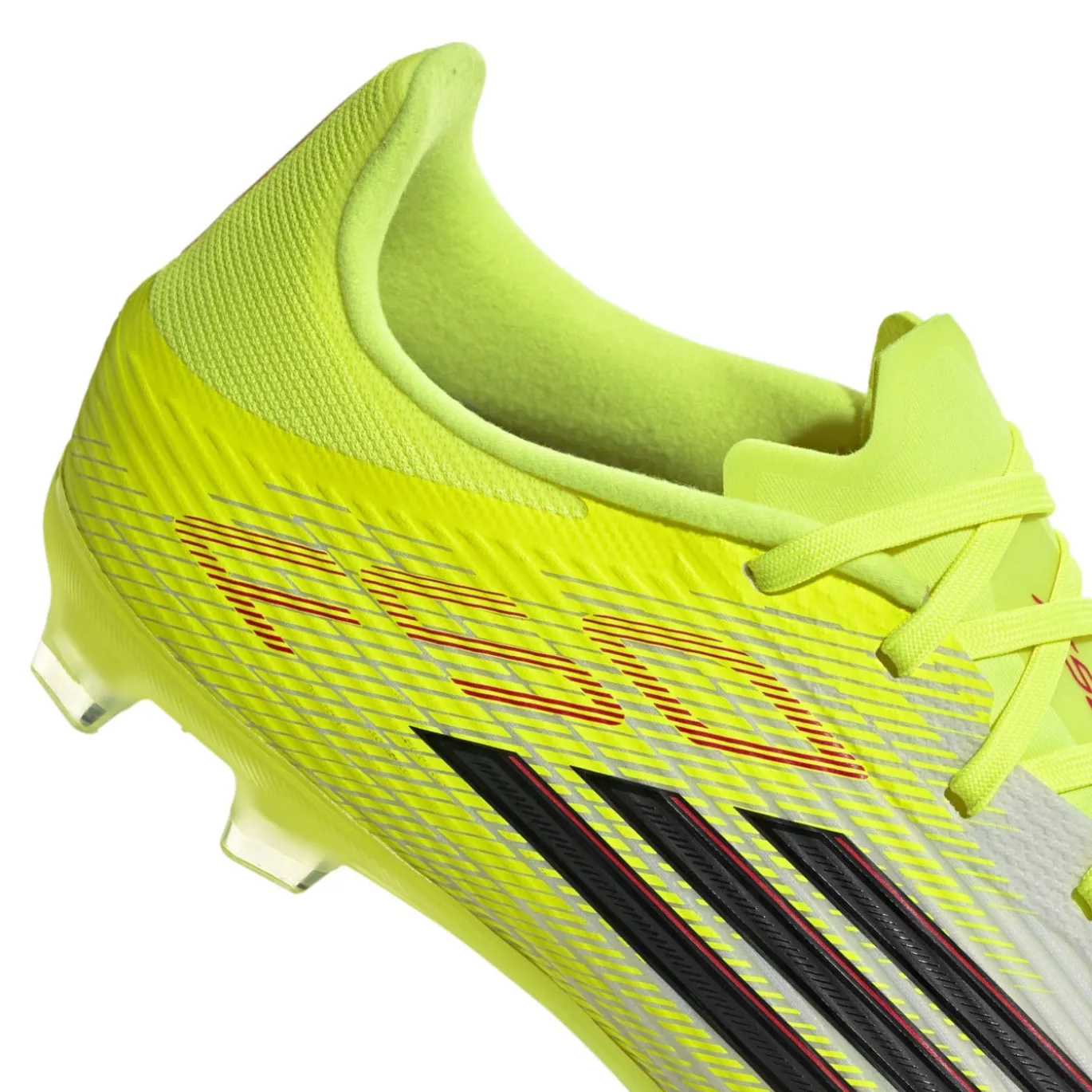 adidas F50 League Gras / Kunstgras Voetbalschoenen (MG) Neongeel Zwart Rood
