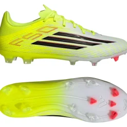 adidas F50 League Gras / Kunstgras Voetbalschoenen (MG) Neongeel Zwart Rood