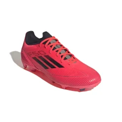 adidas F50 League Gras / Kunstgras Voetbalschoenen (MG) Felrood Zwart Zilver