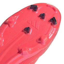 adidas F50 League Gras / Kunstgras Voetbalschoenen (MG) Felrood Zwart Zilver