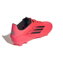 adidas F50 League Gras / Kunstgras Voetbalschoenen (MG) Felrood Zwart Zilver