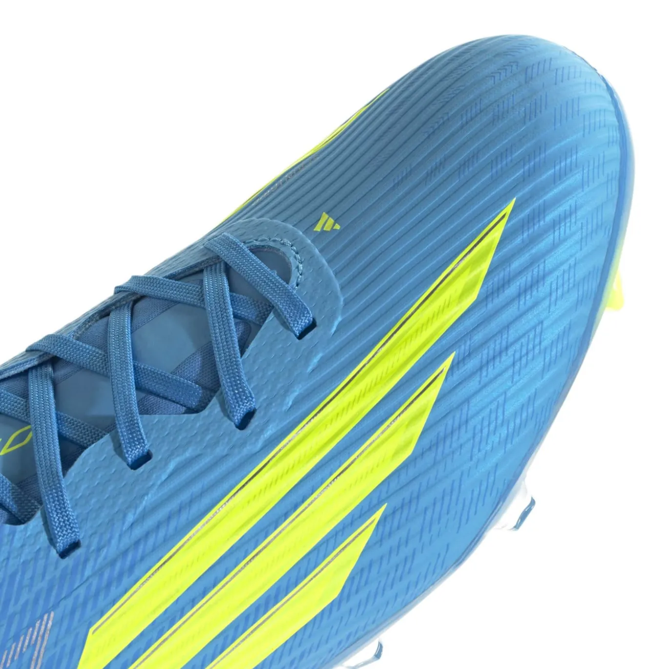 adidas F50 League Gras / Kunstgras Voetbalschoenen (MG) Blauw Neongeel