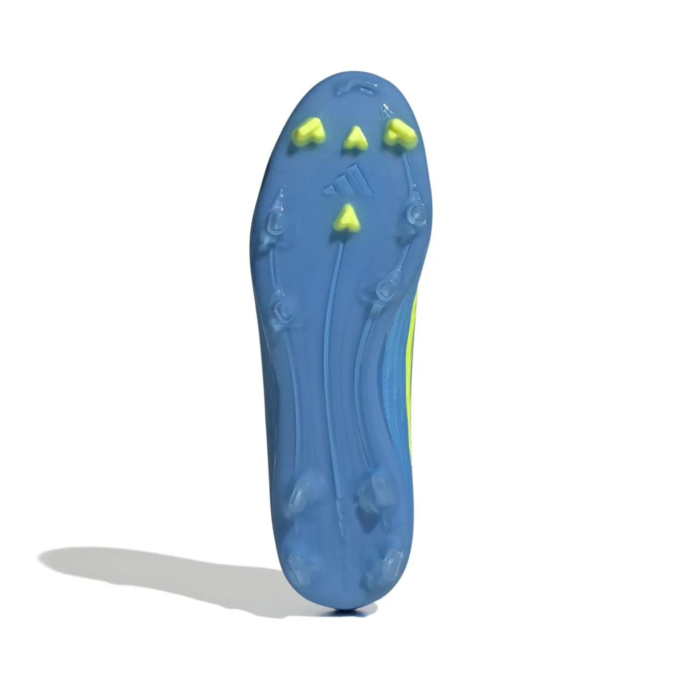 adidas F50 League Gras / Kunstgras Voetbalschoenen (MG) Blauw Neongeel