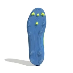 adidas F50 League Veterloze Gras / Kunstgras Voetbalschoenen (MG) Blauw Neongeel