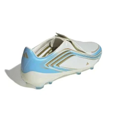 adidas F50 Messi Elite Gras Voetbalschoenen (FG) Kids Wit Lichtblauw Goud